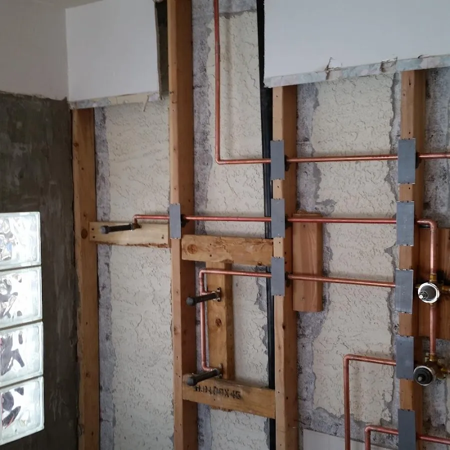 Copper pipe installation for Burst Pipe Repair in Brookhaven